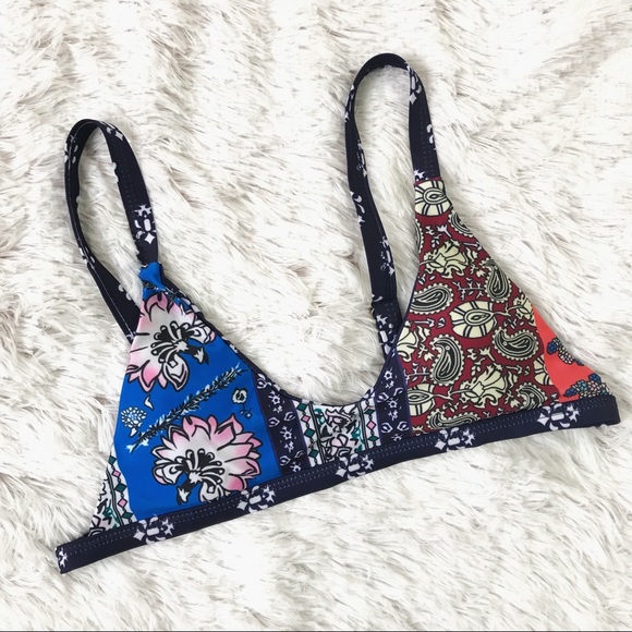 Sexy floral paisley boho festival cheeky bikini - Picture 5 of 8